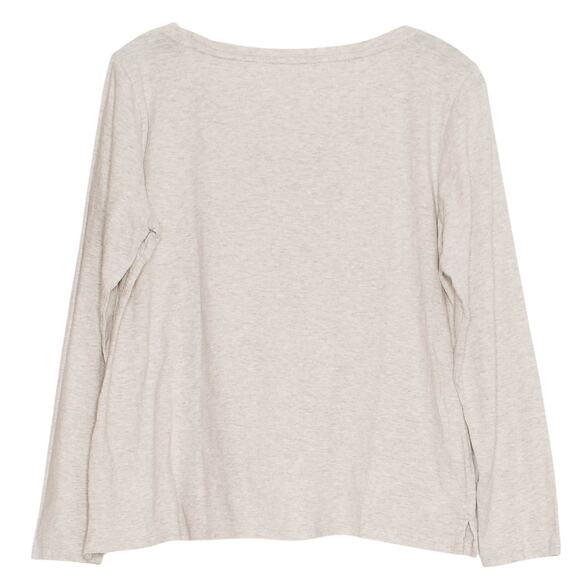 Talbots Top Boho Cottage Garden Party Country Shabby Chic Floral Beige Medium HH - Picture 2 of 6